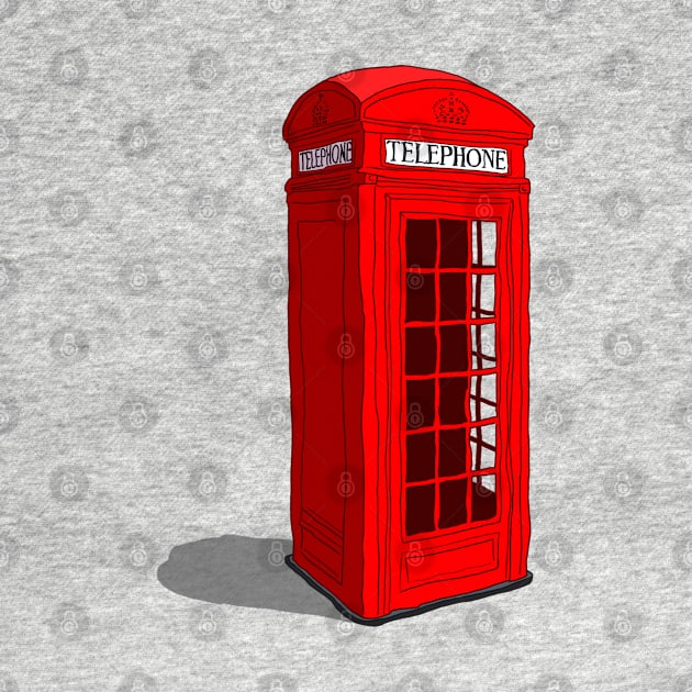 Telephone Box by steveashillustration1971